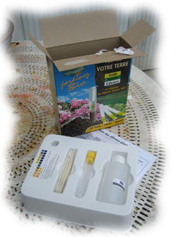 kit d'analyse du sol